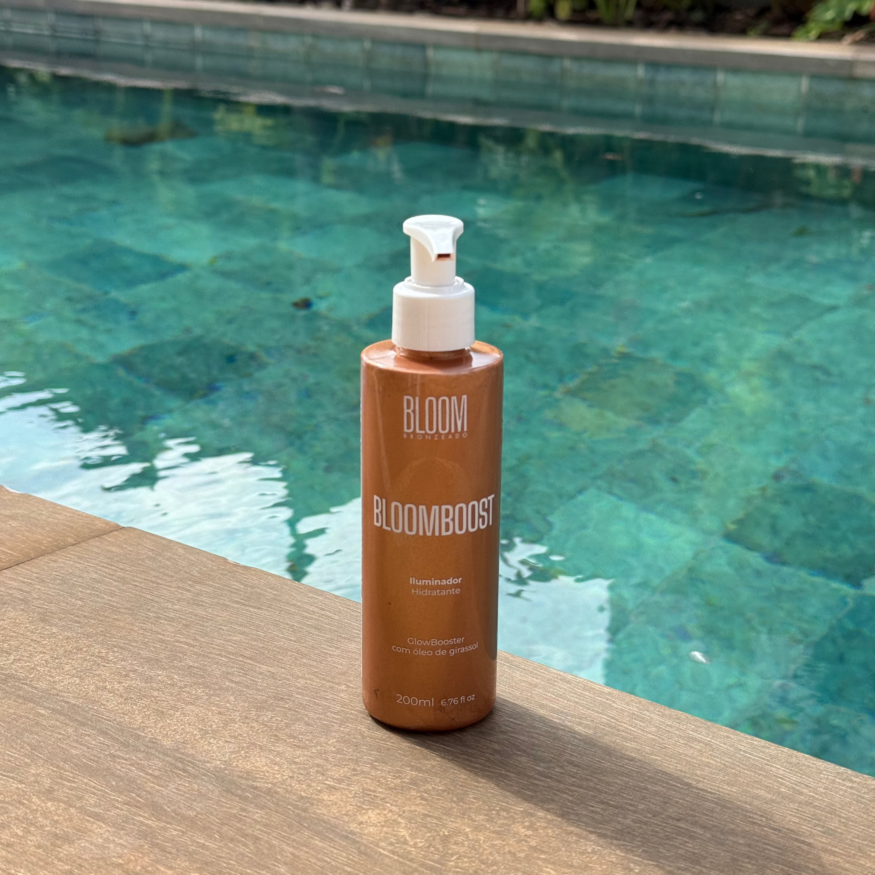 Iluminador Corporal Bloomboost 200ml, Glow Perfeito e uma Pele Irradiante