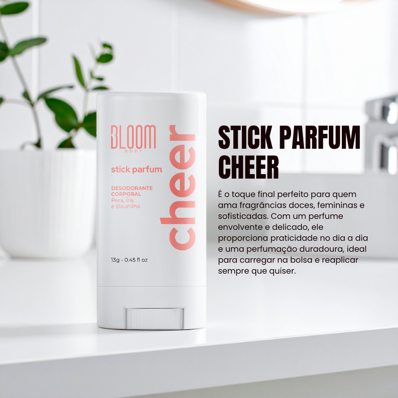 Cheer Stick Parfum - Desodorante Corporal 13g