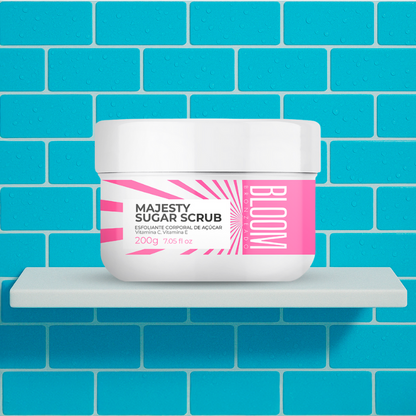 Kit Esfoliante, Body Cream e Body Splash Majesty