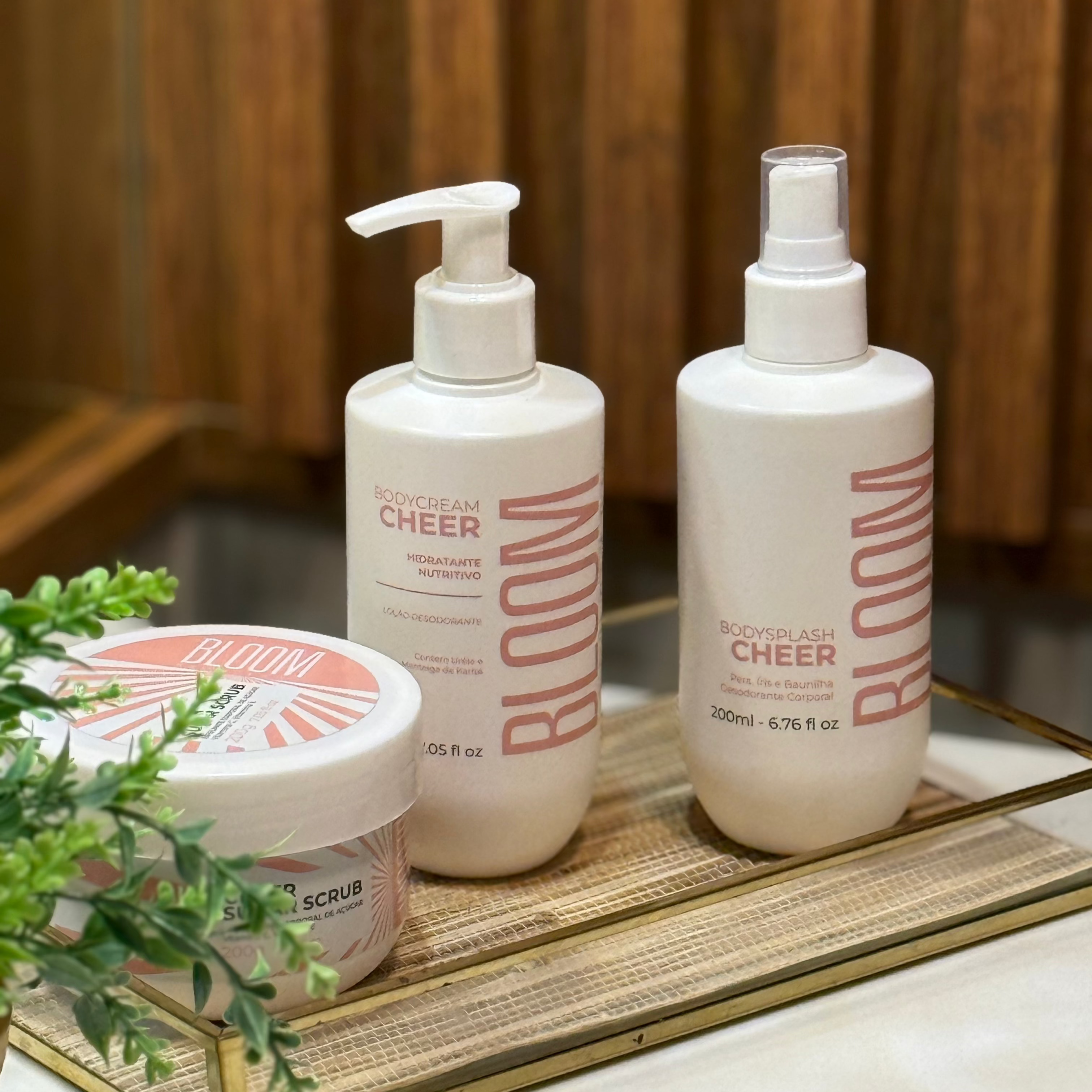 Kit Esfoliante, Body Cream e Body Splash Cheer