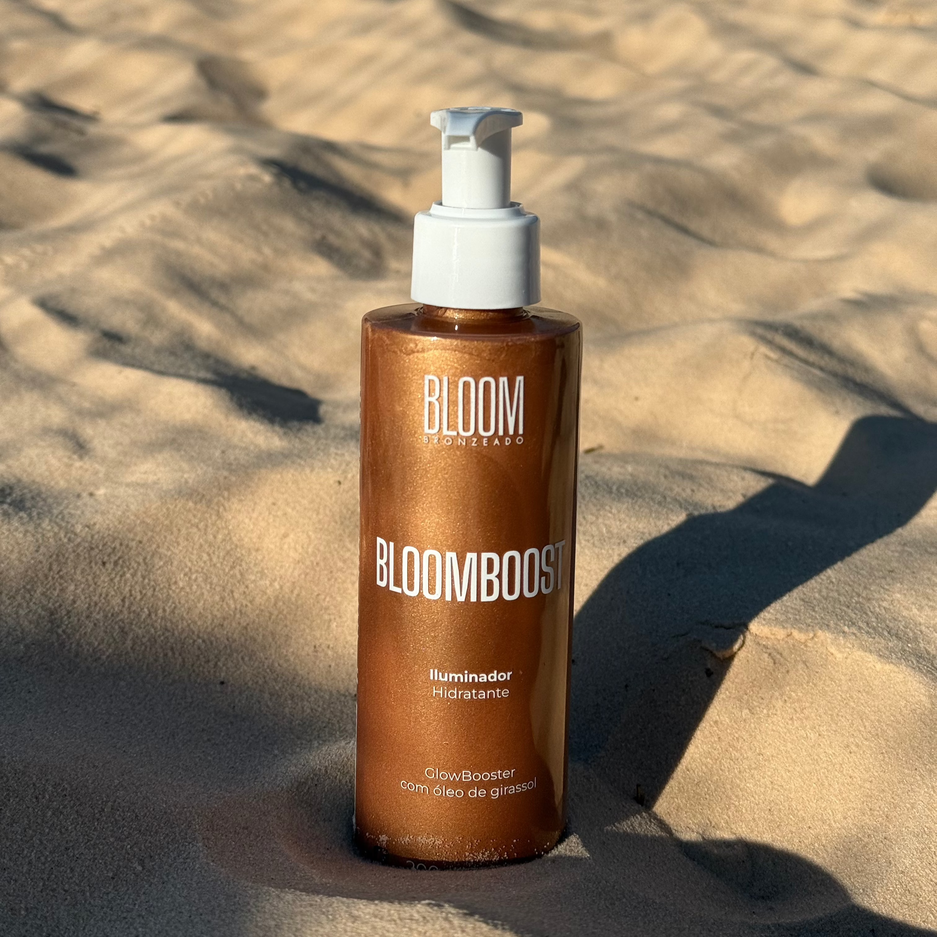 Iluminador Corporal Bloomboost 200ml, Glow Perfeito e uma Pele Irradiante