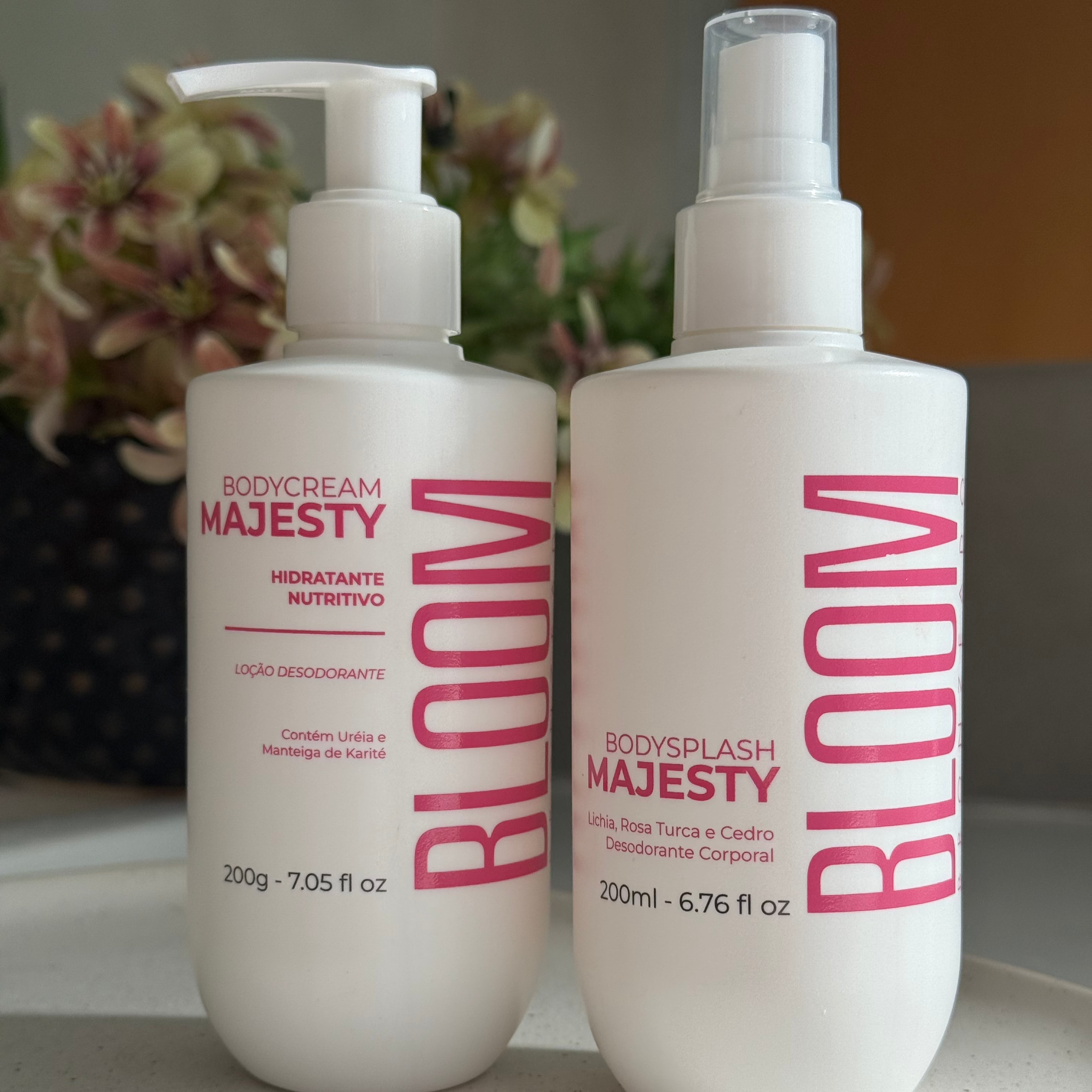 Kit Body Cream e Body Splash Majesty