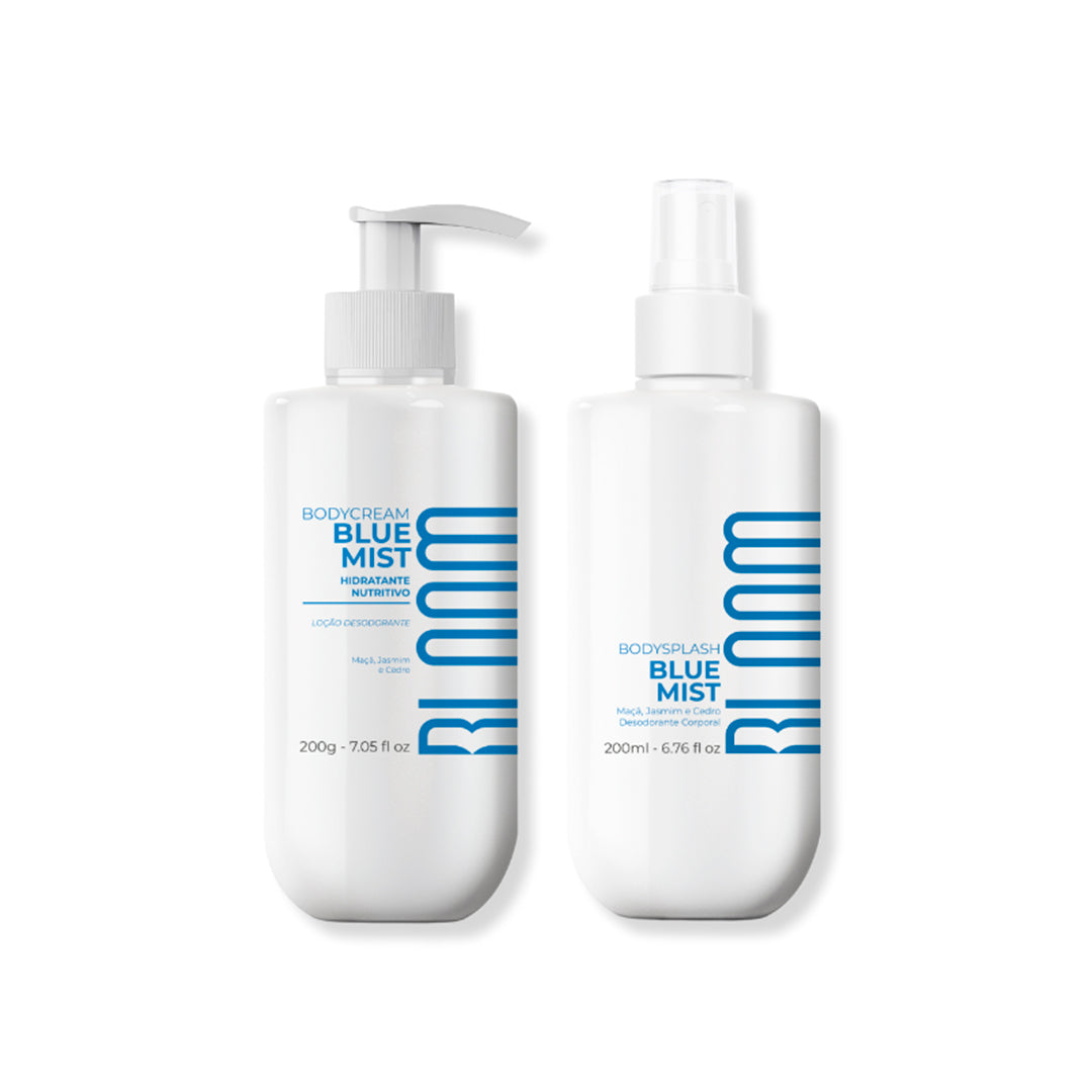 Kit Body Cream e Body Splash Blue Mist